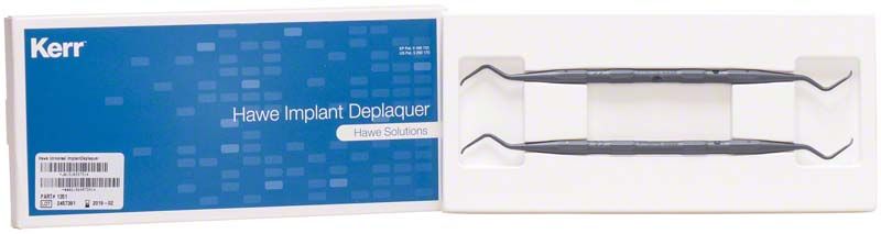 Universal Implant Deplaquer 2er Pack in blauer Verpackung von Kerr