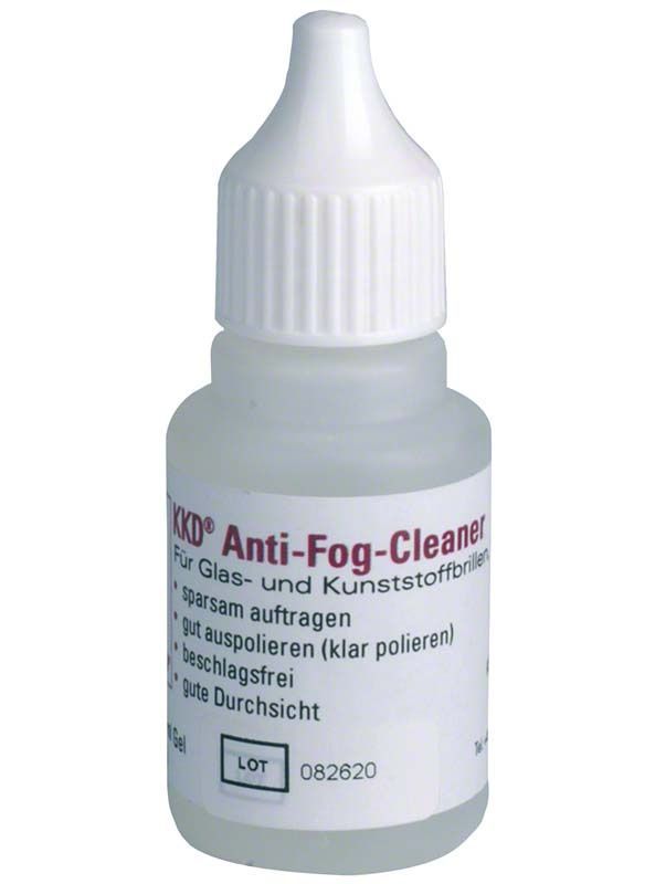 Kentzler-Kaschner Dental Anti-Fog Cleaner Flasche mit Tropfverschluss.