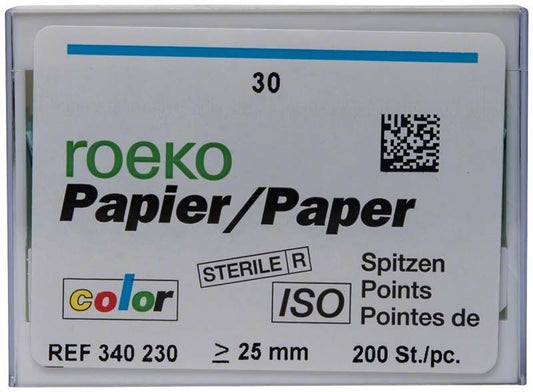Image of ROEKO Papierspitzen color Normalpackung Gr. 030 blau