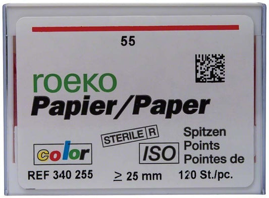 Image of ROEKO Papierspitzen color Normalpackung Gr. 055 rot