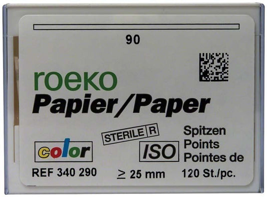Image of ROEKO Papierspitzen color Normalpackung Gr. 090 weiß