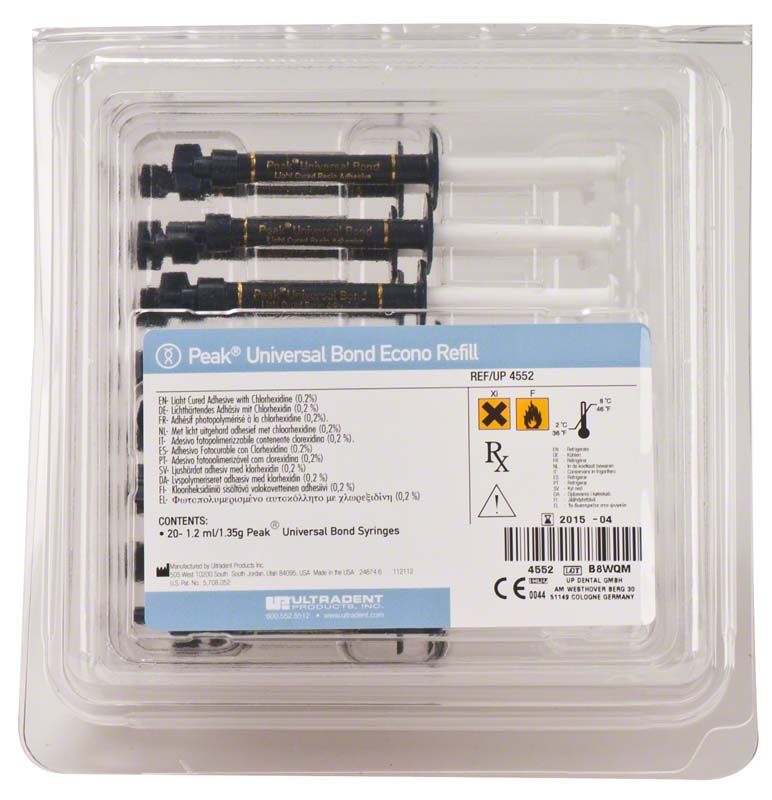 Peak Universal Bond 20 x 1,2ml Spritzen in Kunststoffverpackung.