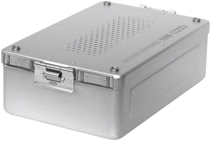 IMS Sterilisations-Container aus Metall, Größe 312 x 190 x 100mm