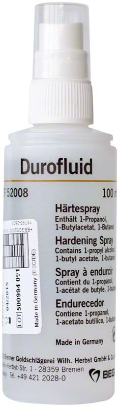 Durofluid Modellspray von BEGO in weißer Sprühflasche, 100 ml.