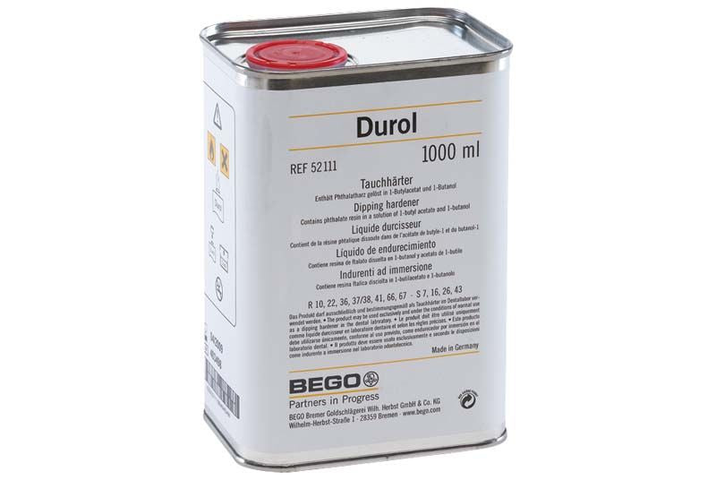 Durol Tauchhärter 1000 ml Dose für Dentaltechnik.