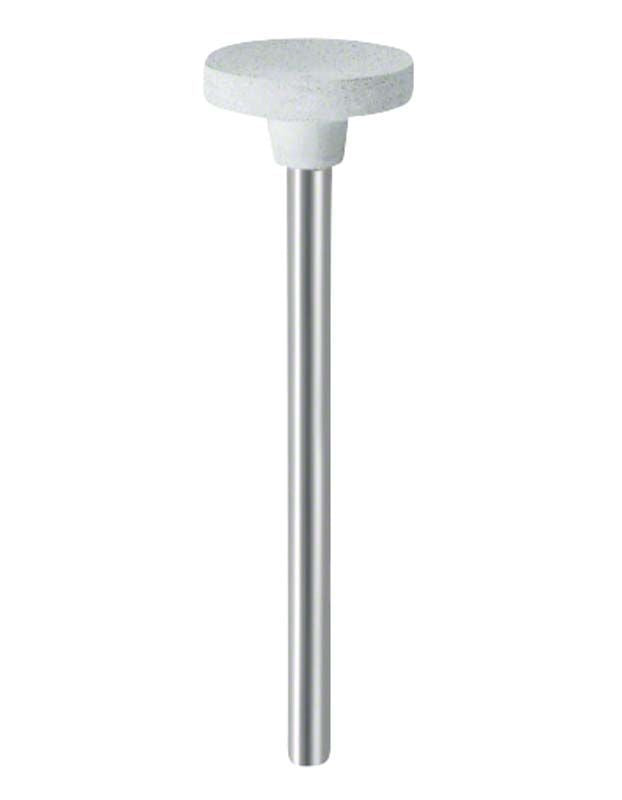 Weißer EVE UNIVERSAL montiert HP 100er H8 Schleifkörper auf Stab