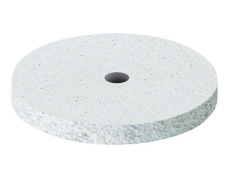 Hochwertiger Silikonpolierer EVE UNIVERSAL weiß unmontiert für Dentalanwendungen.