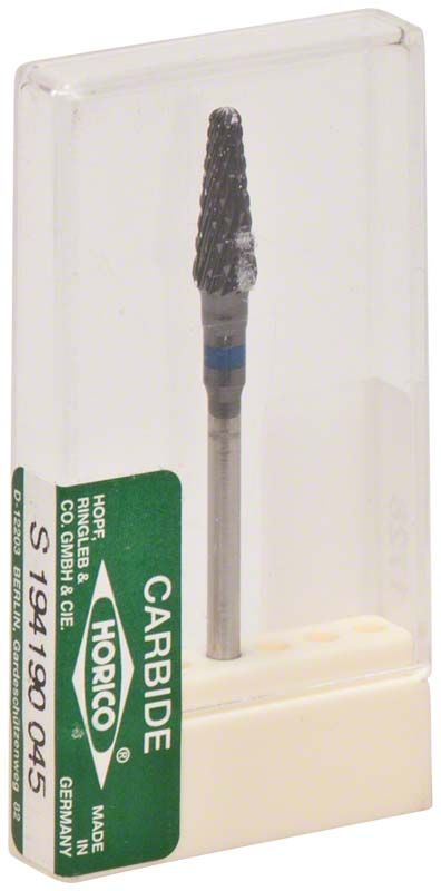 Hartmetallfräser schwarz beschichtet S194 190 045 in transparenter Verpackung.