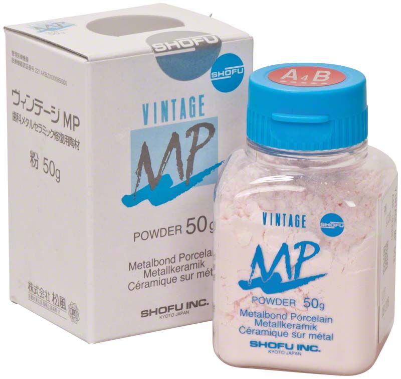 Vintage MP Dentinpulver 50g A4B in Originalverpackung.