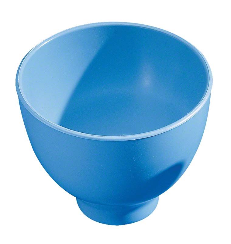 Blauer EVE Plus Anrührbecher 600ml für dentalen Gebrauch.