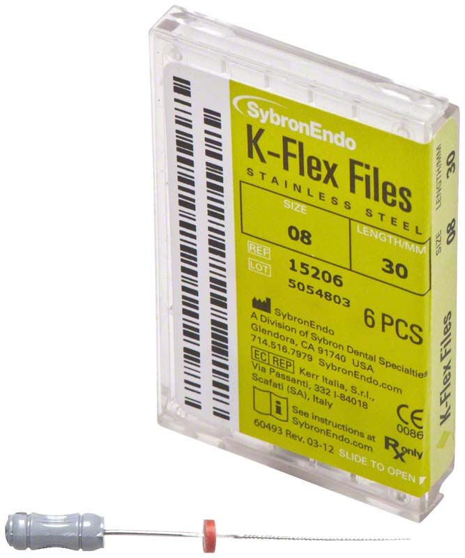 Medic-Star K-Flex Feilen 30mm ISO 008 in grauer Verpackung.