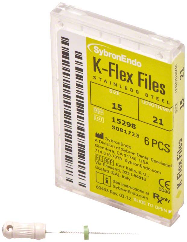 K-Flex Feilen 21mm ISO 015 in Verpackung mit gelbem Etikett.