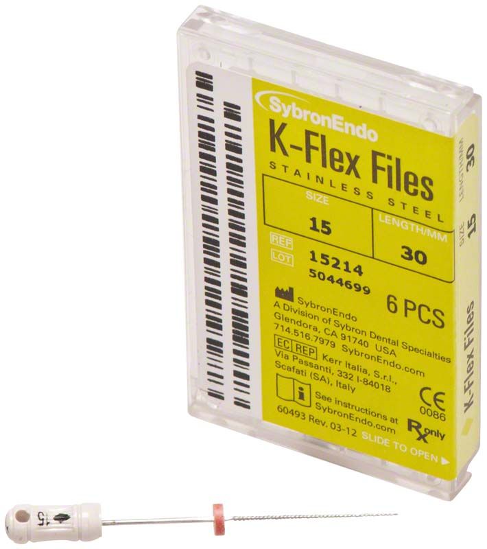 K-Flex Feilen 30mm ISO 015 in Kunststoffverpackung mit Farbcodierung.