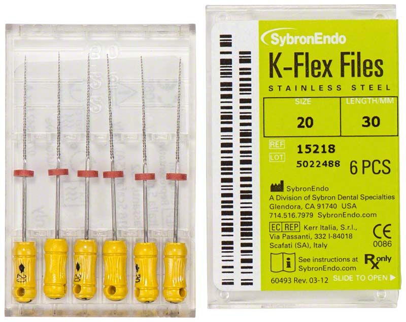 K-Flex Feilen 30mm ISO 020 gelb in Verpackung, 6 Stück.