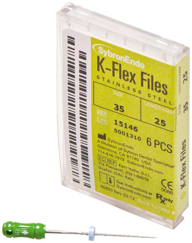 K-Flex Feilen 25mm ISO 035 grün mit Verpackung.