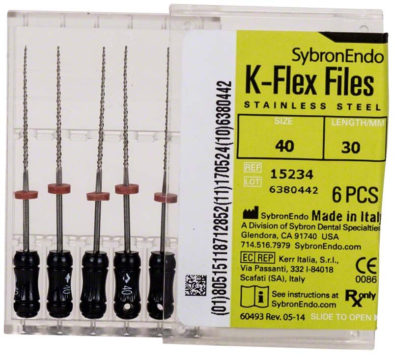 K-Flex Feilen 30mm ISO 040 in Kunststoffbox, 6 Stück.