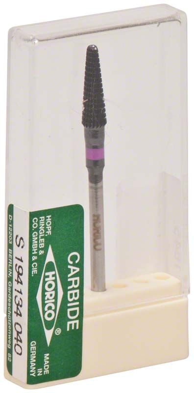 Hartmetallfräser schwarz beschichtet S194 134 040 in Verpackung.