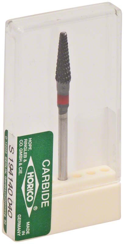 Hartmetallfräser schwarz beschichtet S194 140 040 in transparenter Verpackung.