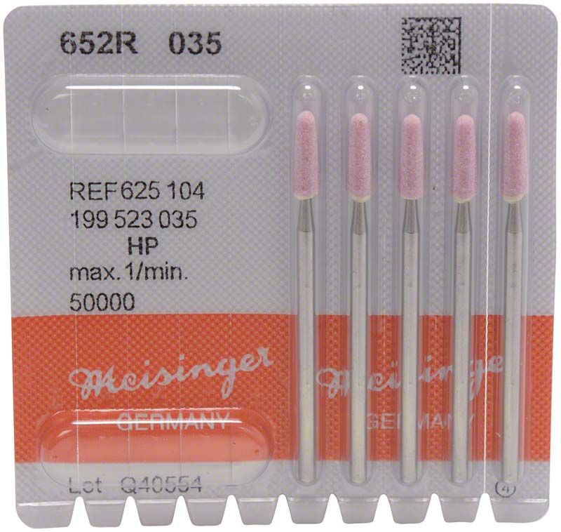 Edelkorund-Schleifer rosa medium H 652 R 035 in Blisterverpackung.