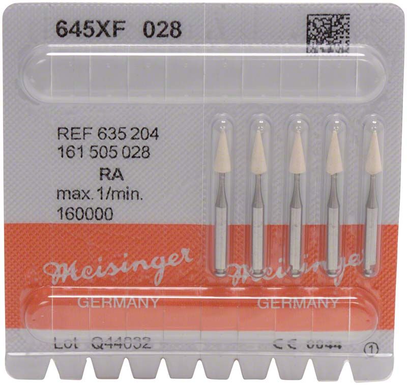 Verpackung von Arkansas Steine extrafein W 645 XF 028 für Dentalmedizin.