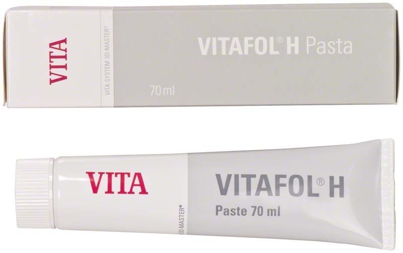 VITAFOL® H Paste Tube und Verpackung mit 70 ml Aufschrift