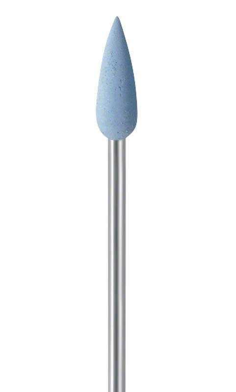 Blauer Schleifkörper auf Metallstift, Produkt EVE UNIVERSAL hellblau.