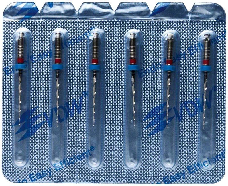 Mtwo NiTi-Instrumente in Blisterverpackung mit sechs Feilen.