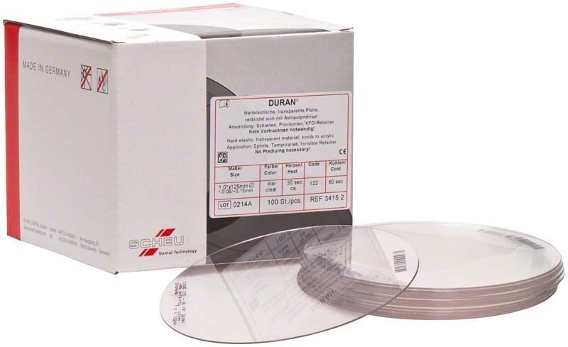 Hochwertige DURAN® Tiefziehfolie 1,0mm vor der Verpackung.