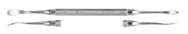 Raspatorium Molt, fig. 9, 190 mm, mit gebogener und flacher Spitze.