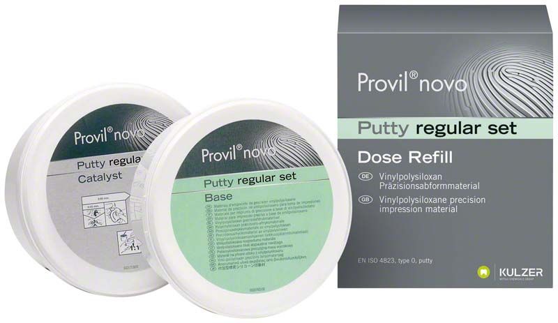 Provil novo Dosen Putty regular Set mit Basis und Katalysator.