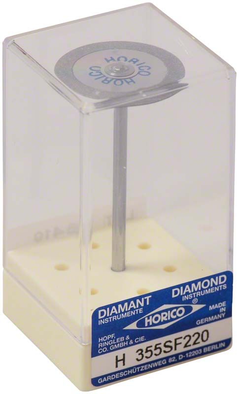 Diamantscheibe SUPERDIAFLEX® H 355SF 220 in Schutzverpackung.