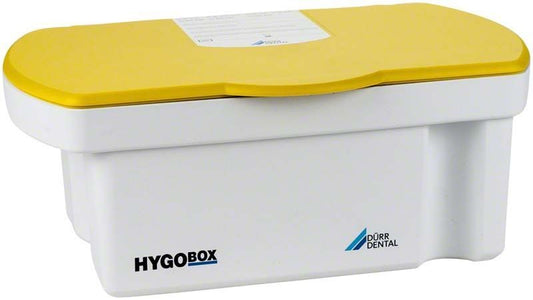 Image of Hygobox komplett Deckel gelb - Siebeinsatz weiss