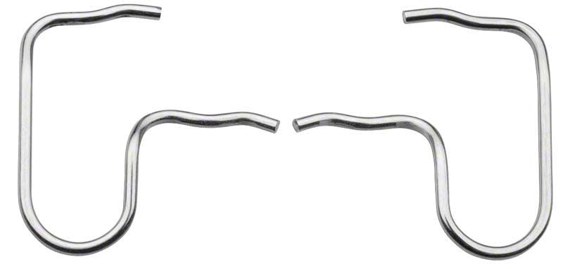 Zwei KFO-Bügel aus Edelstahl für Funktionskieferorthopädie.