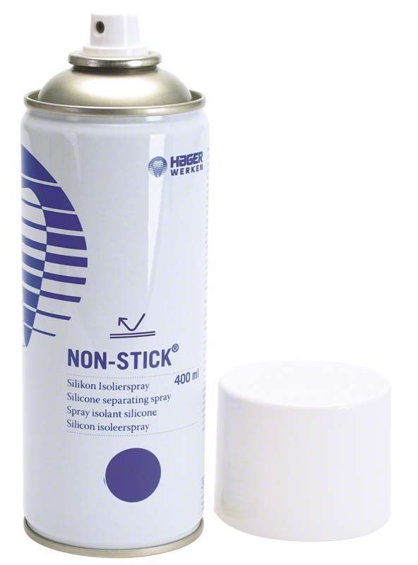 Non Stick Spray von Hager & Werken zur Oberflächenisolierung im Dentalbereich.