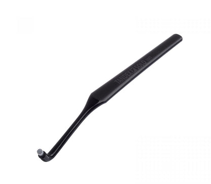 Schwarze Tandex Einbüschelbürste SOLO® mit kleinem, präzisem Bürstenkopf.