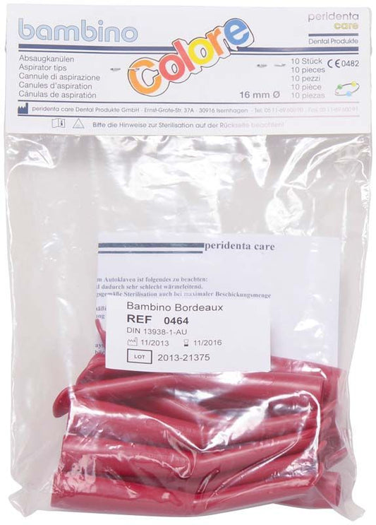 Image of Absaugkanüle bambino colore bordeaux 10 Stück