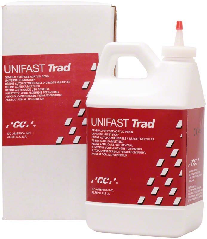 Unifast Trad Pulver pink X in Kunststoffkanister neben Originalverpackung.