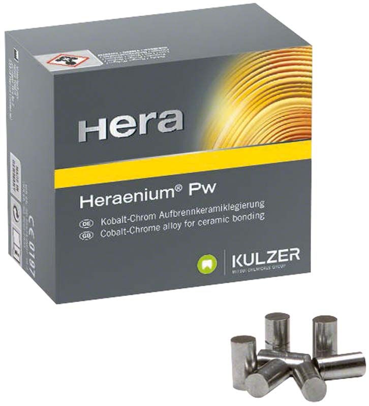 Heraenium® Pw Kobalt-Chrom-Legierung für keramische Verblendung, 250g Packung.