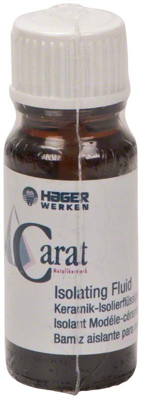 Carat® Keramik-Isolierung 10ml Flasche mit Etikett und weißem Verschluss.