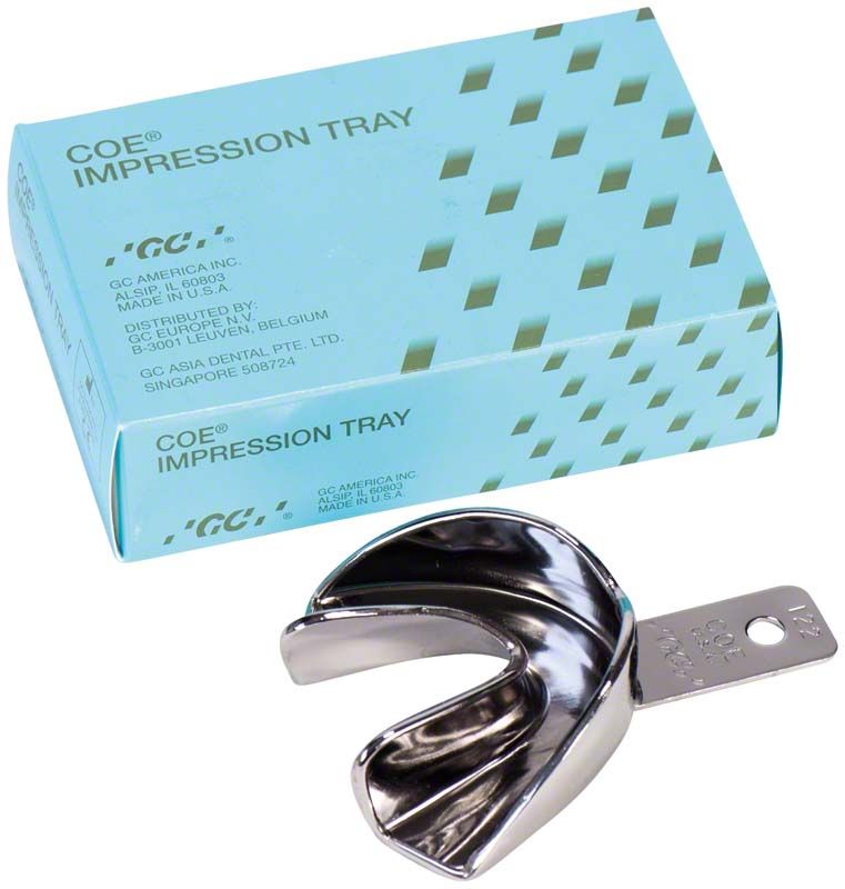 Unperforierter Metall-Löffel COE® mit Verpackung, Gesamtbogen #122, UK small.