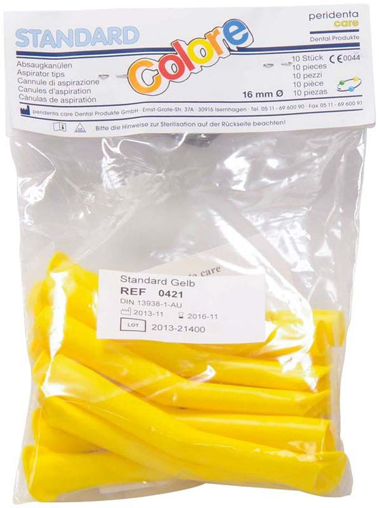 Image of Absaugkanülen standard colore gelb 10 Stück