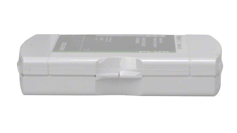 ParaPost® Taper Lux Einführungspackung in weißer Kunststoffbox, seitliche Ansicht.