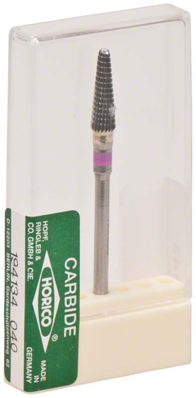 Hartmetallfräser Querhieb 194 134 040 in transparenter Verpackung.