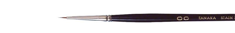 TANAKA Stain Brush mit feiner Spitze für präzise Keramikkorrekturen.
