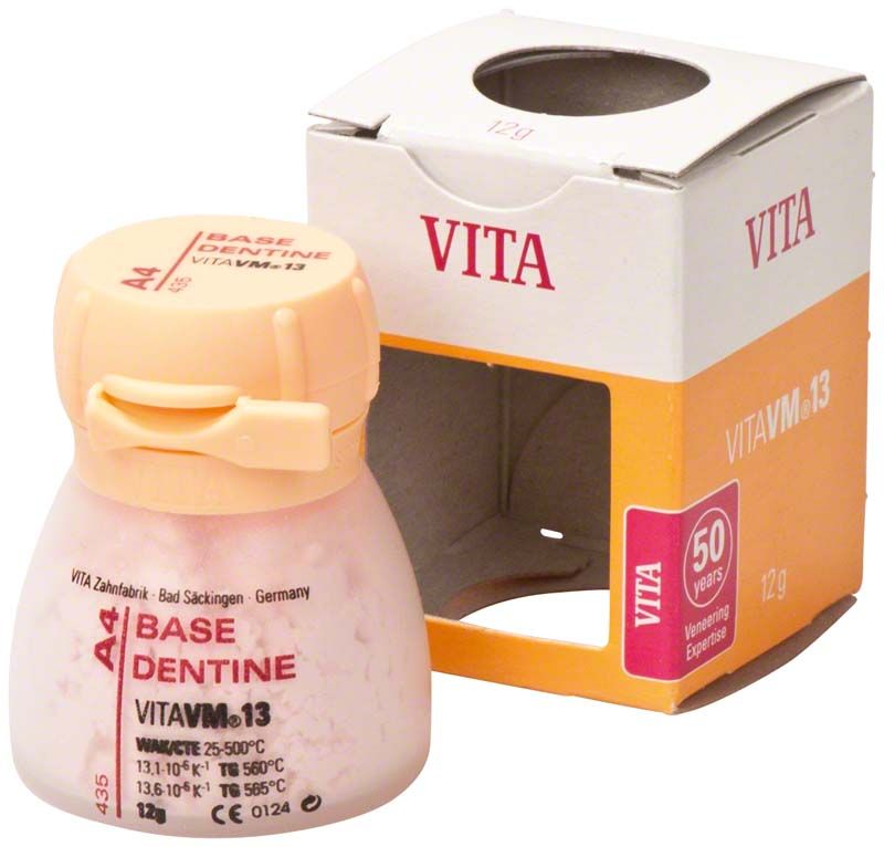 VITA VM13 Base Dentin 12g A4 mit Verpackung.