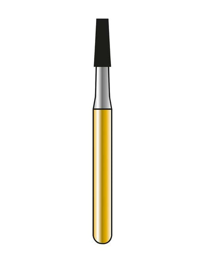 DIATECH Speedster FG S6 016 Dentalbohrer, Nahaufnahme der Werkzeugspitze.