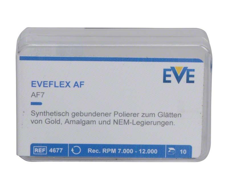 EVEFLEX Polierer Packung mit 10 groben Polierern für Dentalanwendungen.