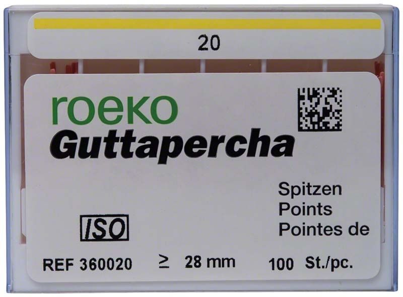 Image of ROEKO Guttapercha-Spitzen rosa (ISO)-Schiebeschachtel Gr. 020