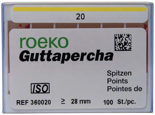 Image of ROEKO Guttapercha-Spitzen rosa (ISO)-Schiebeschachtel Gr. 020