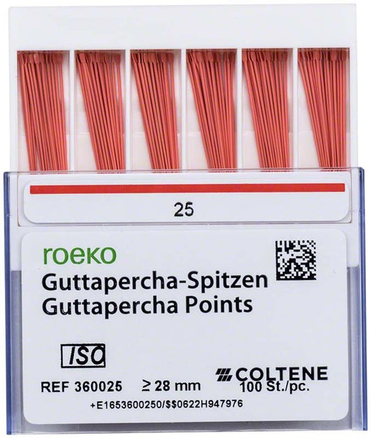 Image of ROEKO Guttapercha-Spitzen rosa (ISO)-Schiebeschachtel Gr. 025